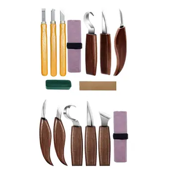 Набор инструментов для резьбы по дереву премиум-класса, Резак для вырезания крючков, ручной инструмент для детей