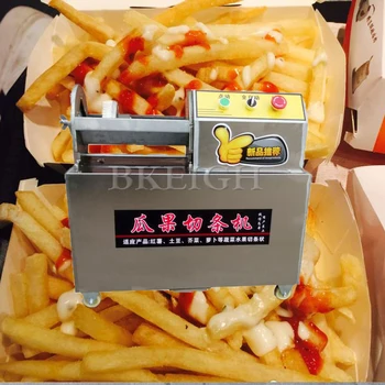 Новая электрическая машина для резки картофельных чипсов, Коммерческая машина для резки овощей, кухонное оборудование 110-220 В