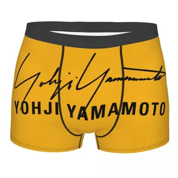 Новинка для мужчин, нижнее белье Yohji Yamamoto, боксерские трусы, дышащие шорты, трусики, трусы