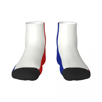 Новинка, мужские носки с французским флагом, платье Франции, унисекс, удобные теплые носки для экипажа с 3D-принтом