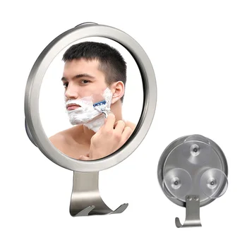 Новое Высококачественное круглое зеркало для душа из нержавеющей стали с защитой от запотевания; Зеркала для бритья и макияжа; Принадлежности для ванной комнаты K1MF