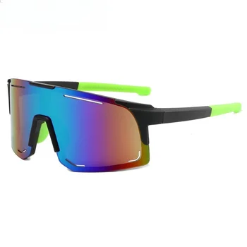 Новые уличные очки Велосипедные ветрозащитные мужские и женские солнцезащитные очки для верховой езды Европейские и американские спортивные солнцезащитные очки Simple