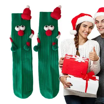 Носки для рук Мягкие магнитные носки Милые мультяшные Рождественские принадлежности Праздничный подарок на День рождения Зимний День Святого Валентина