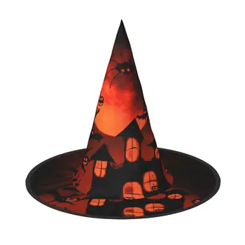Ночь Хэллоуина 15 Шляпа на Хэллоуин Страшная вечеринка ведьмы праздничная шляпа