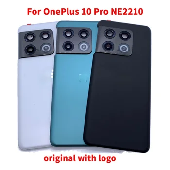 Оригинальное Стекло Для OnePlus 10 Pro NE2210 Задняя Крышка Батарейного Отсека Рамка Камеры Задняя Крышка Корпуса Чехол Для Двери OnePlus 10Pro 1 10Pro