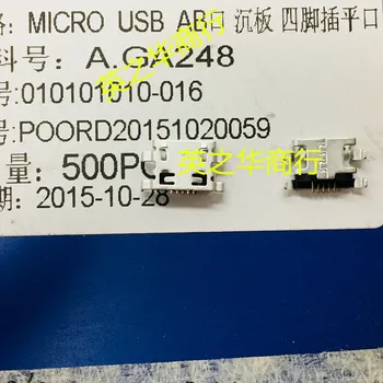 оригинальный новый 010101010-016 MICRO USB AB порт тонущая доска с четырехконтактным плоским портом