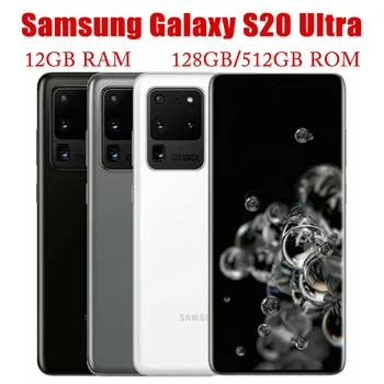 Оригинальный Разблокированный Samsung Galaxy S20 Ultra 5G G988U1 6,9 