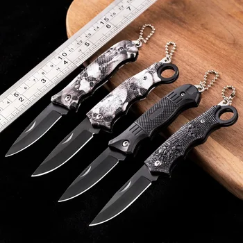 Открытый карманный нож из нержавеющей стали, защита от выживания в кемпинге, ручной нож для ключей высокой твердости, Многофункциональный складной нож