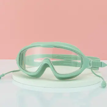 Очки для плавания для взрослых с защитой от царапин, удобные в носке, большие широкоугольные очки для плавания, подводные очки унисекс.