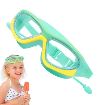 Очки для плавания Для детей Водонепроницаемые Детские очки для плавания с затычками для ушей Очки для плавания для детей подростков Молодежные очки для плавания Протекают