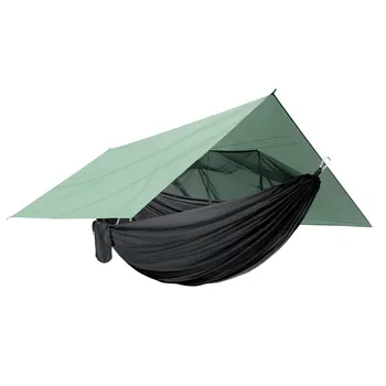 Палатка-гамак, ультралегкий кемпинг на открытом воздухе, кемпинг, защита от комаров, автономный, водонепроницаемый и солнцезащитный