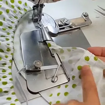 Папка для подшивания с приспособлением для обрезки резиновой нити, эластичная лента, встроенная промышленная швейная машина для отстрочки простыни
