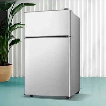 [Первоклассная энергоэффективность] Мини-холодильник Amoi, небольшой бытовой двухдверный холодильник на двоих,