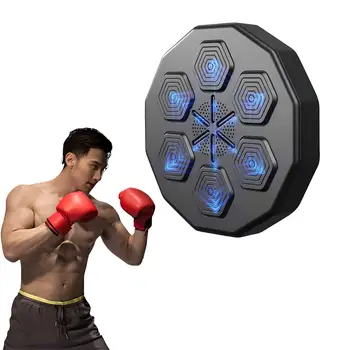 Подключенный к Bluetooth музыкальный тренажер для бокса с перчатками Настенная мишень с мешками с песком Тренировка реакции на ловкость для занятий боксом Sports Relax