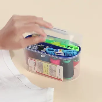 Портативный набор для домашнего шитья с иглой и нитками - идеальная швейная коробка для любых ваших нужд