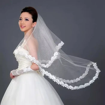 Последний образ новоприбывшей Свадебной фаты, прозрачной сетки, головных уборов невесты для свадебных аксессуаров