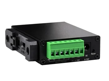 Последовательный сервер Waveshare с креплением на рейку, Ethernet-модуль RS232/ 485 /422 К RJ45, TCP/ IP К последовательному, С функцией POE