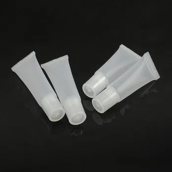 Прозрачная Пластиковая Мягкая Трубка Шланга 8ML12ML для Блеска для Губ, Пустой Портативный Контейнер Для Многоразового Использования Масла Для Краски Для губ, Блеск Для Губ/Lip