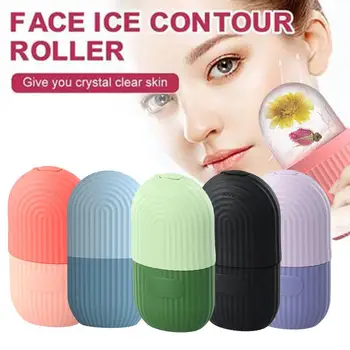 Силиконовые Лотки Для Кубиков Льда Beauty Lifting Ice Ball Face Skin Eye Tool Уменьшают Контур Лица Роликовым Средством Для Лечения Акне Massag X6B7