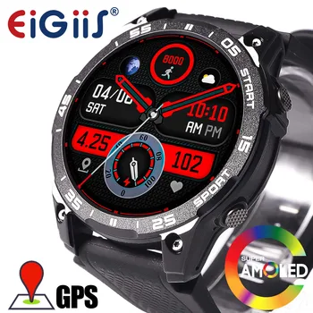 Смарт-часы EIGIIS AMOLED С Чипом GPS 1,43 