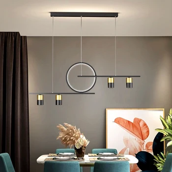 Современные подвесные светильники для столовой внутреннее освещение Потолочный светильник подвесной светильник светодиодные люстры для гостиной внутреннее освещение
