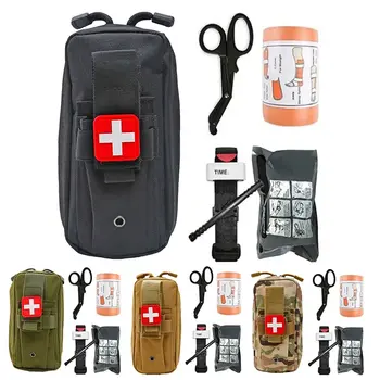Тактический набор для оказания первой помощи, сумка для жгутов, походные принадлежности для военных чрезвычайных ситуаций, охота на открытом воздухе, портативные медицинские сумки