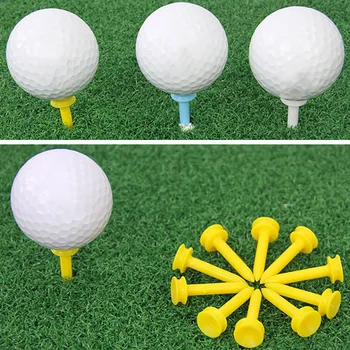 Тройник для гольфа Устойчивая конструкция Держатель мяча из полиэтилена Аксессуар для игроков в гольф