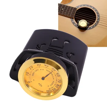 Увлажнитель воздуха для акустической гитары, Гигрометр В пластиковом корпусе, Мини-Точная Чувствительная система контроля влажности