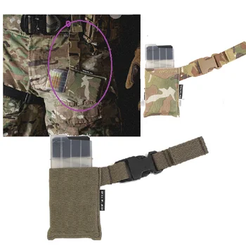 Уличная военная копия 2-дюймового флуоресцентного стержня, сумка-дозатор для ремня для ног, сумка для хранения тренировочной метки, коробка для хранения OT12