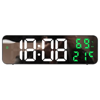 Цифровой светодиодный будильник С большим экраном, часы с цифровым дисплеем Для гостиной, Декоративные Часы