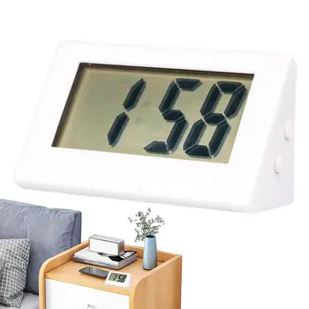 Цифровые ЖК-часы, электронные цифровые будильники, настольные часы для домашнего офиса, календарь с подсветкой, повтор данных, настольные часы
