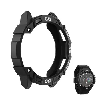 Чехол, совместимый с Watch 4 Classic 46 мм, чехол для смарт-часов, защитная пленка для экрана из ТПУ, стильные аксессуары для Watch4
