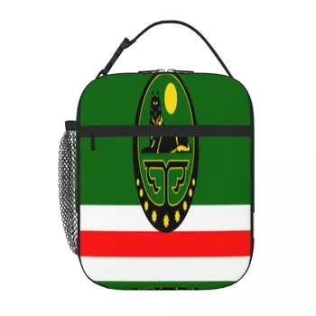 Чеченская Республика Ичкерия 777 Ланч-тоут, изолированная сумка для пикника, детская сумка для ланча