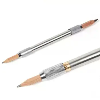 Школьный инструмент для рисования, двусторонний держатель для карандашей, удлиненный удлинитель для карандашей