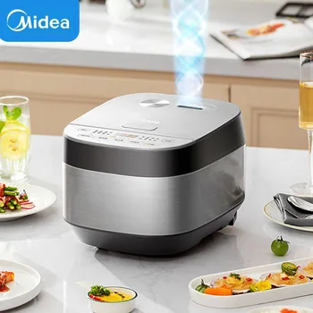 Электрическая рисоварка Midea 3L, мультиварка с антипригарным покрытием, универсальная кухонная машина, Небольшая плоская кухонная техника для кухни и дома