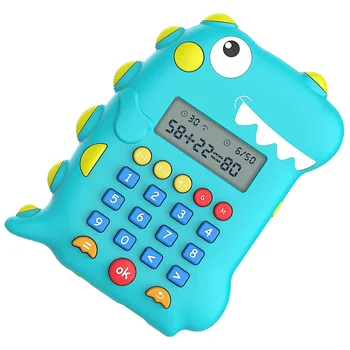 Электронная машина для математических игр, машина для раннего обучения детей, мультяшный калькулятор для детей